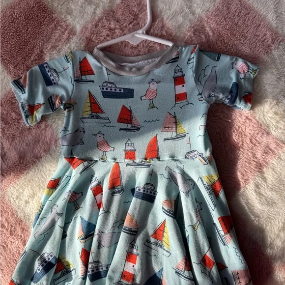 Little Sleepies custom set sail dress